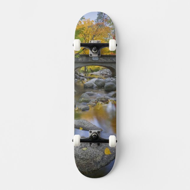 USA, Oregon, Ashland, Lithia Park. Autumn Skateboard Deck (Front)