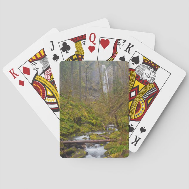 USA, Oregon, Columbia Gorge Poker Cards (Back)
