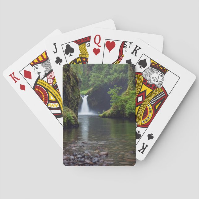 USA, Oregon, Columbia River Gorge 5 Poker Cards (Back)