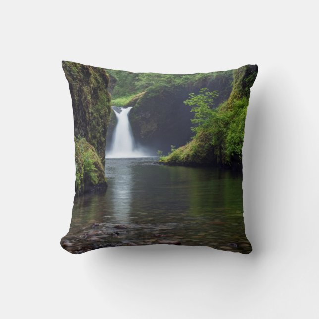 USA, Oregon, Columbia River Gorge 5 Throw Pillow (Front)