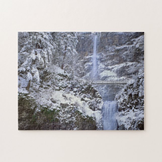 USA, Oregon, Columbia River Gorge Jigsaw Puzzle (Horizontal)