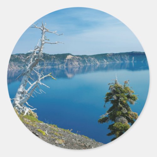 USA Oregon Crater Lake National Park 4 Classic Round Sticker