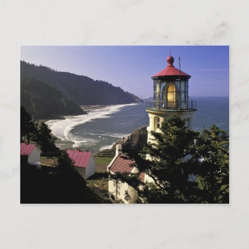 USA Oregon Florence Heceta Head Lighthouse Postcard