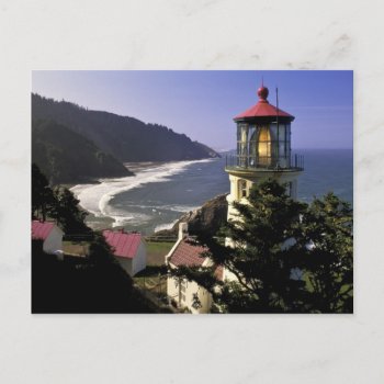 Usa  Oregon  Florence. Heceta Head Lighthouse Postcard by tothebeach at Zazzle