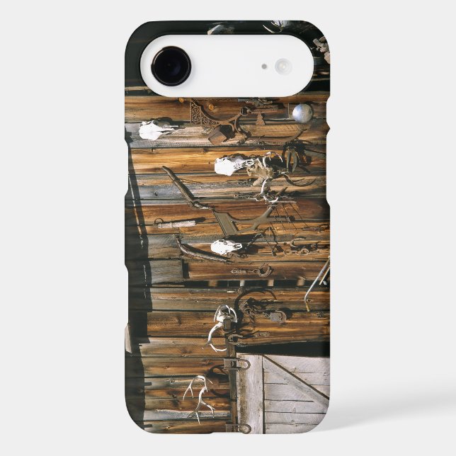 USA, Oregon, Harney County. Old livery stable Case-Mate iPhone Case (Back)