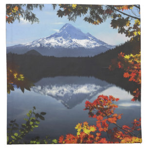 USA, Oregon, Mt. Hood National Forest. Cloth Napkin