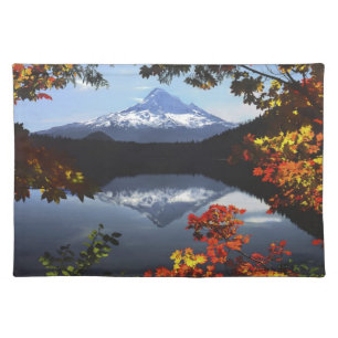 USA, Oregon, Mt. Hood National Forest. Cloth Placemat