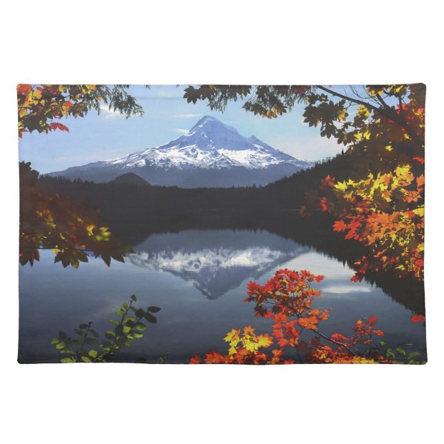 USA, Oregon, Mt. Hood National Forest. Cloth Placemat (Front)