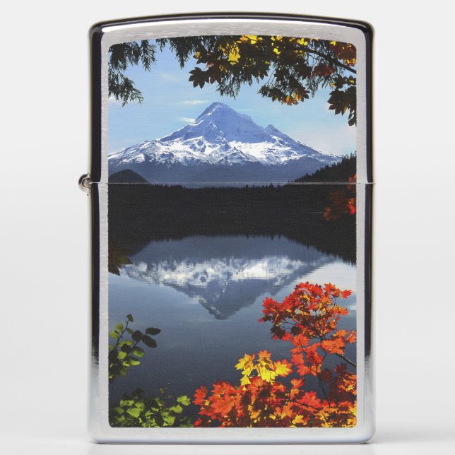 USA, Oregon, Mt. Hood National Forest. Zippo Lighter (Front)
