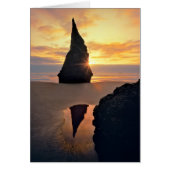 USA, Oregon. Rock Formation At Sunset (Front)