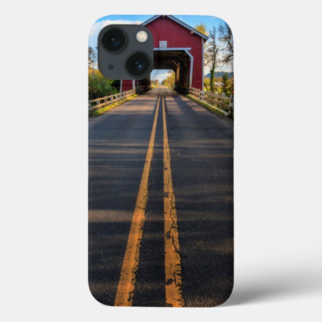 USA, Oregon, Scio, Shimanek Bridge 2 Case-Mate iPhone Case (Back)