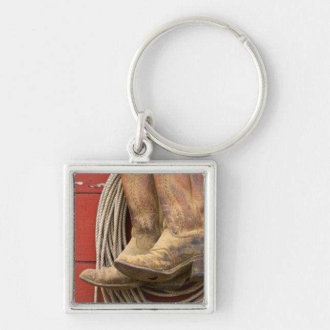 USA, Oregon, Seneca, Ponderosa Ranch. Close-up Keychain (Front)
