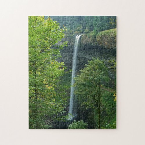 USA Oregon Silver Falls State Park Jigsaw Puzzle