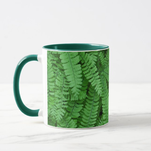 USA, Oregon, Silverton. Maidenhair Ferns Mug (Left)