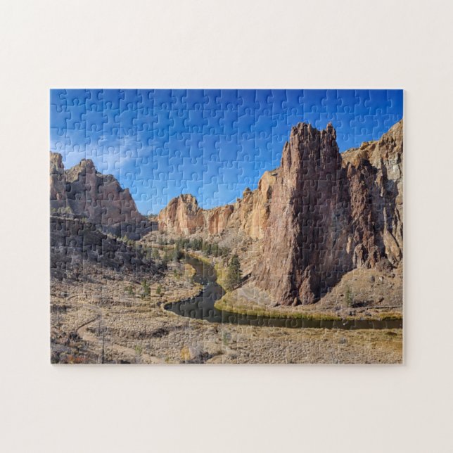 USA, Oregon, Smith Rock State Park Jigsaw Puzzle (Horizontal)
