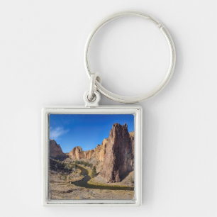 USA, Oregon, Smith Rock State Park Keychain