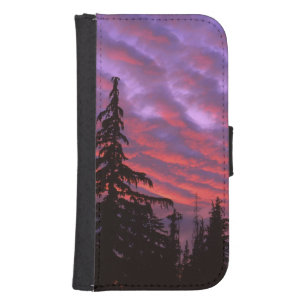 USA, Oregon, Three Sisters Wilderness, Vivid Samsung S4 Wallet Case