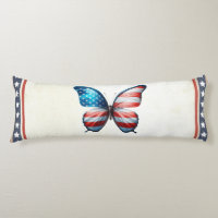 USA/patriotic 4th of July butterfly