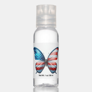 USA/patriotic 4th of July butterfly Hand Sanitizer