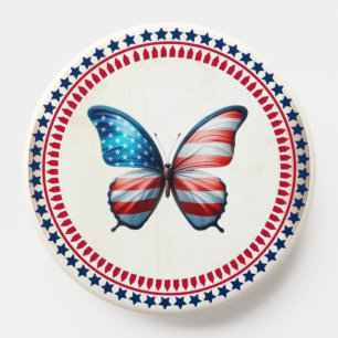USA/patriotic 4th of July butterfly PopSocket