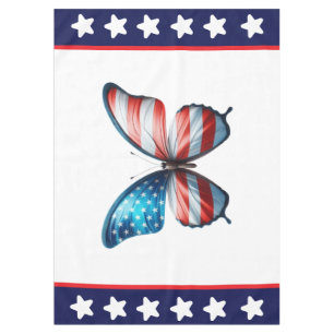 USA/patriotic 4th of July butterfly Tablecloth