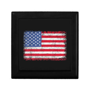 USA Patriotic American Flag For Men Women Kids Boy Gift Box