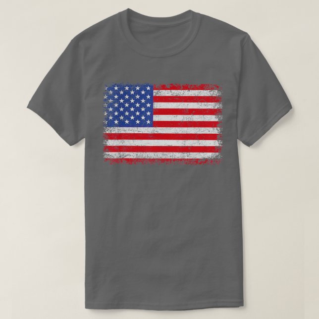 USA Patriotic American Flag For Men Women Kids Boy T-Shirt (Design Front)