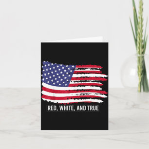 Usa patriotic - american flag freedom - pride card