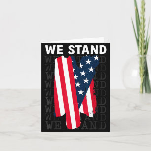 Usa patriotic - american flag freedom - pride card