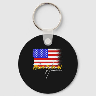 Usa patriotic - american flag freedom - pride keychain