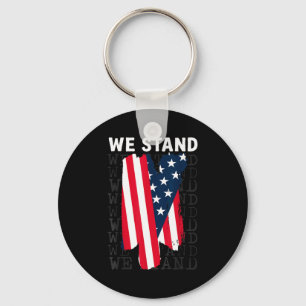 Usa patriotic - american flag freedom - pride keychain