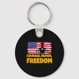 Usa patriotic - american flag freedom - pride keychain