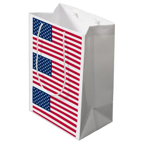 USA Patriotic American Flag Gift Bag