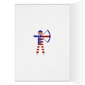 USA Patriotic ARCHERY  Cards (Inside (Left))