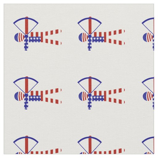 USA Patriotic ARCHERY  Fabric