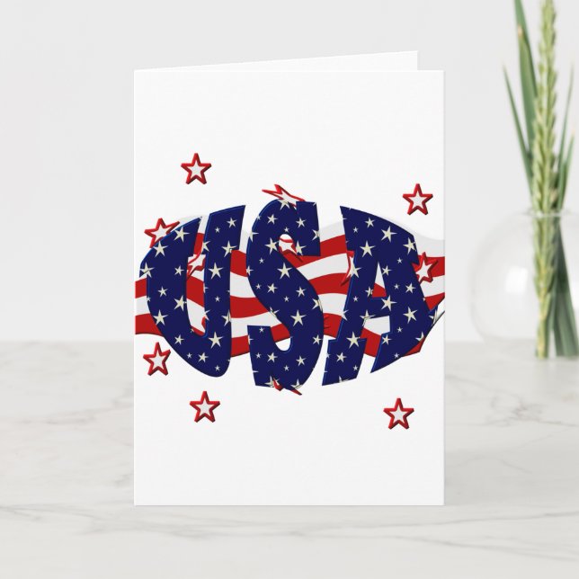 USA-Patriotic Card (Front)