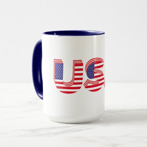 USA patriotic design Mug