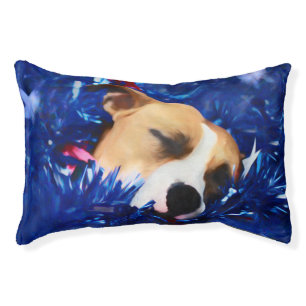 USA Patriotic Dog American Pit Bull Terrier Pet Bed