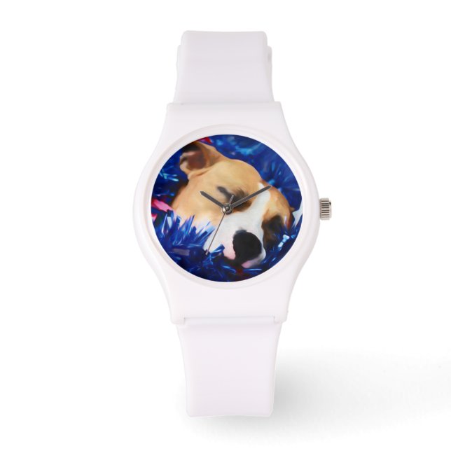 USA Patriotic Dog American Pit Bull Terrier Watch (Front)