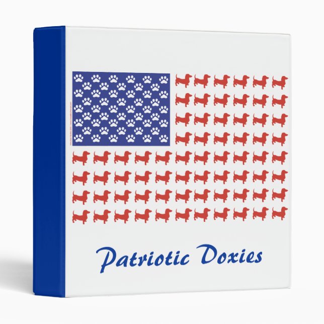 USA Patriotic Doxies Binder (Front/Spine)