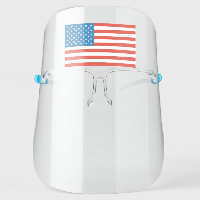 USA Patriotic Face Shield (Front)