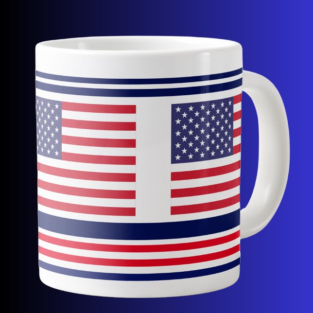 USA Patriotic Flag, United States Flag Giant Coffee Mug (Creator Uploaded)