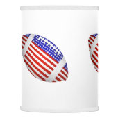 USA Patriotic Football Sports Lamp Shade (Left)