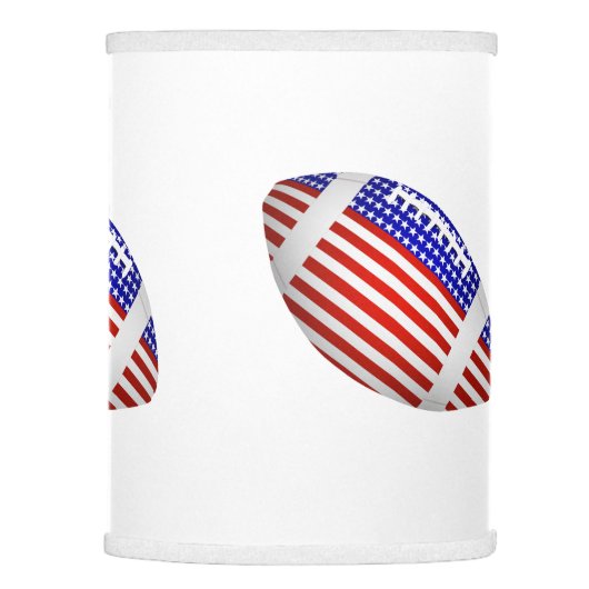 USA Patriotic Football Sports Lamp Shade (Right)