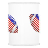 USA Patriotic Football Sports Lamp Shade (Back)