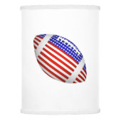 USA Patriotic Football Sports Lamp Shade (Front)