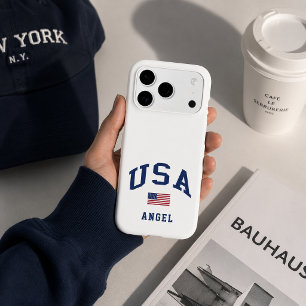 USA Patriotic Independence Day American Flag iPhone 17 Pro Case
