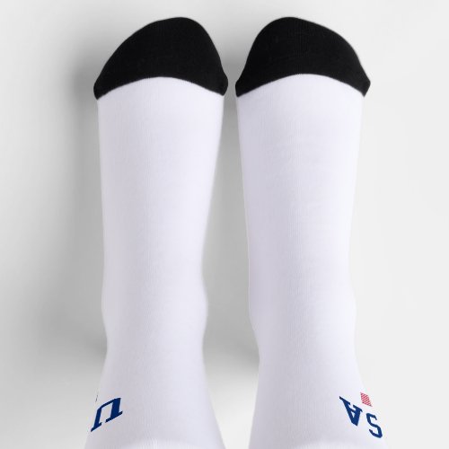 USA Patriotic Independence Day American Flag Socks