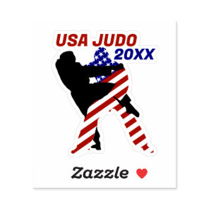 USA Patriotic Martial Arts JUDO Sticker