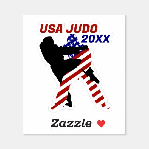 USA Patriotic Martial Arts JUDO Sticker